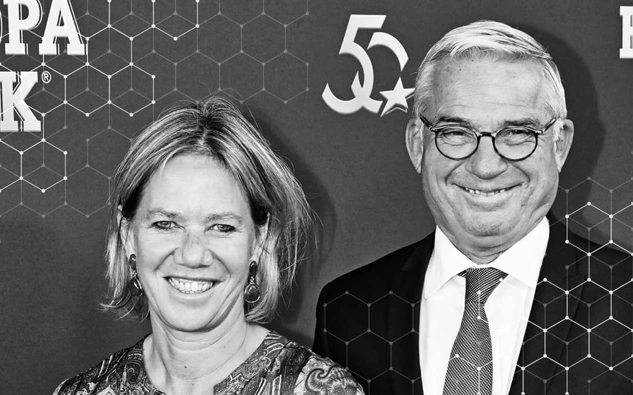 Christine Strobl (Programmdirektorin ARD) und Thomas Strobl (Innenminister BaWü) auf einer Jubiläumsgala